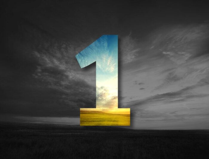 One